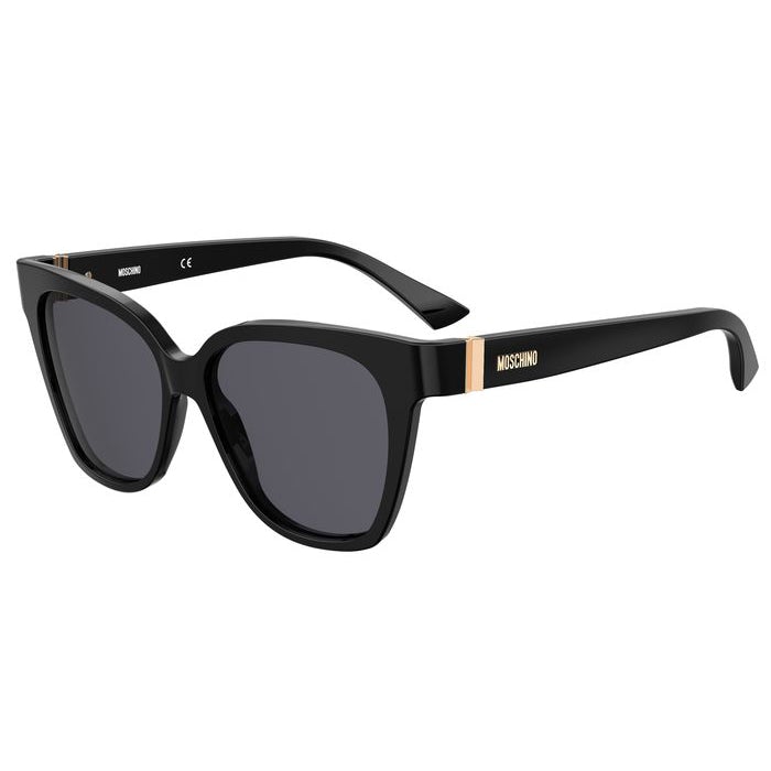 Sunglasses - Moschino MOS066/S 0 807 55IR Women's Black Sunglasses