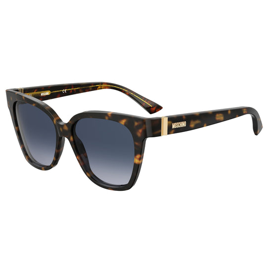 Moschino MOS066/S 086 55DG(MOS9) Women's Havana Sunglasses