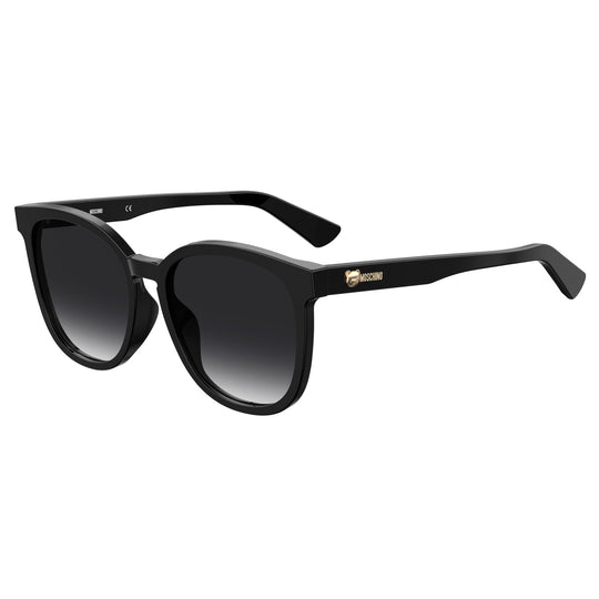 Moschino MOS074/F/S 807 569O(MOS3) Unisex Black Sunglasses