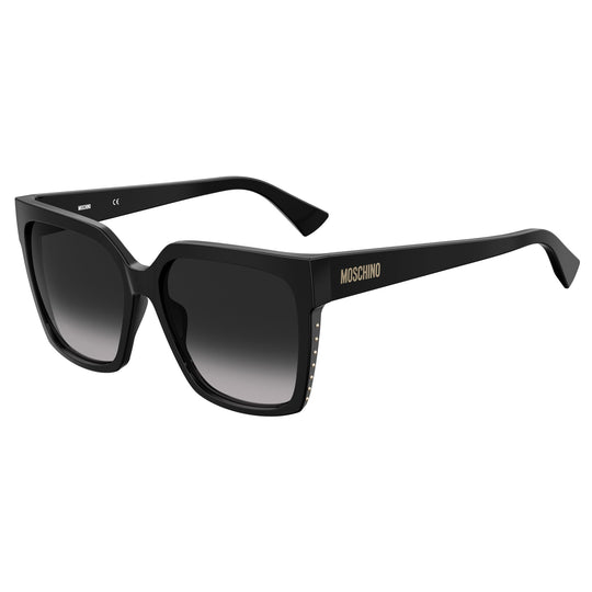 Moschino MOS079/S 807 579O(MOS10) Women's Black Sunglasses