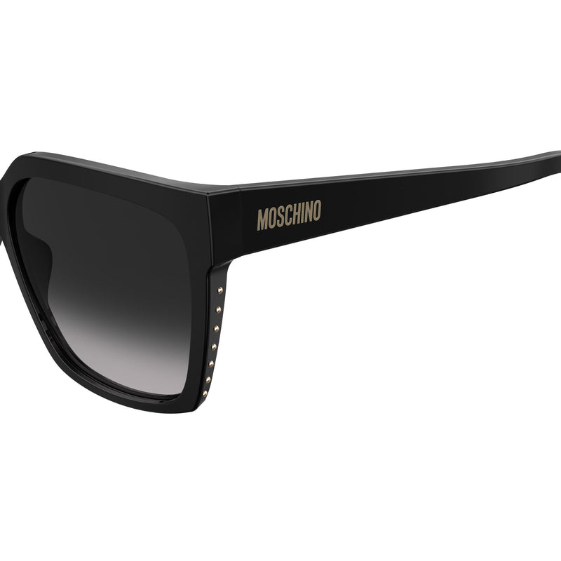Sunglasses - Moschino MOS079/S 807 579O Women's Black Sunglasses