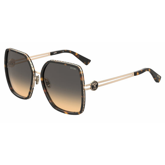 Moschino MOS096/S 086 58GA (MOS13) Women's Havana Sunglasses