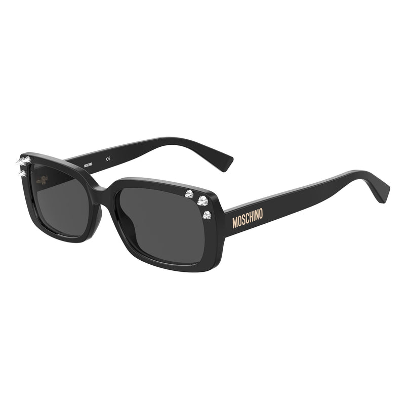 moschino goggles Moschino MOS107/S 807 56IR Women's Black Sunglasses from WatchPilot