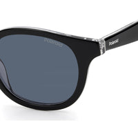 Sunglasses - Polaroid PLD 2103/S/X 7C5 49C3 Unisex Black Cryst Sunglasses