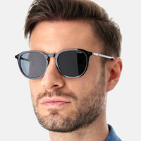 Sunglasses - Polaroid PLD 2115/F/S 807 54M9 Unisex Black Sunglasses