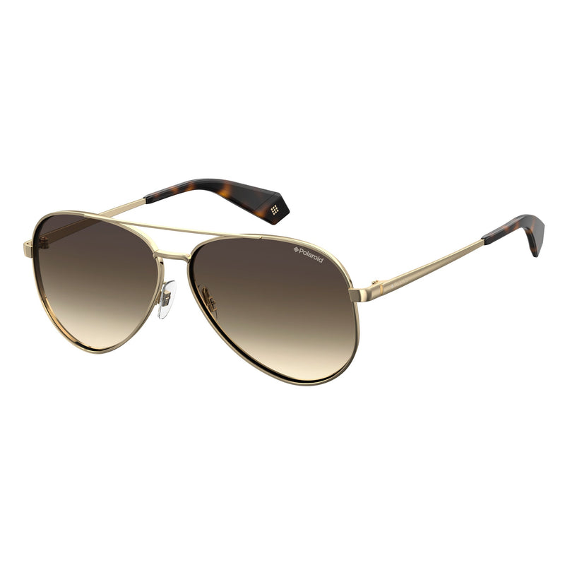 Sunglasses - Polaroid PLD 6069/S/X J5G 61LA Unisex Gold Sunglasses