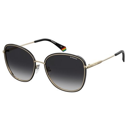 Polaroid PLD 6117/G/S 2M2 61WJ(PLD58) Unisex Black Gold Sunglasses