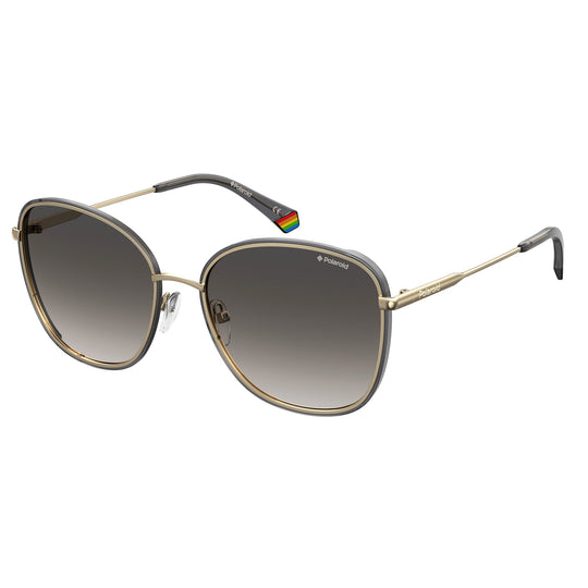 Polaroid PLD 6117/G/S RHL 61LB(PLD27) Unisex Gold Black Sunglasses