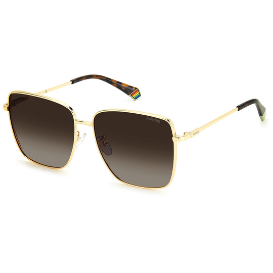 Polaroid PLD 6164/G/S 06J 59LA(PLD49) Unisex Gold Sunglasses