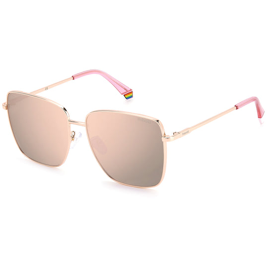Polaroid PLD 6164/G/S DDB 59JQ(PLD26) Women's Rose Gold Sunglasses