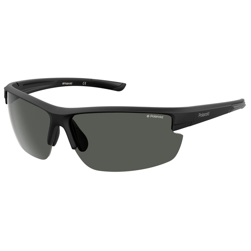 Sunglasses - Polaroid PLD 7027/S 807 72M9 Men's Black Sunglasses