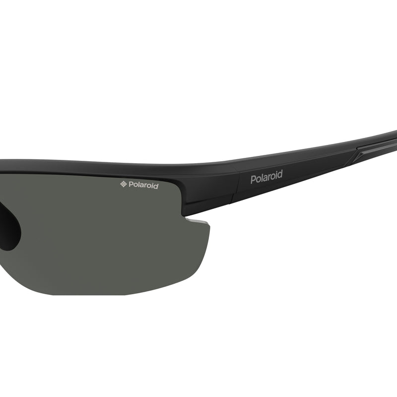 Sunglasses - Polaroid PLD 7027/S 807 72M9 Men's Black Sunglasses