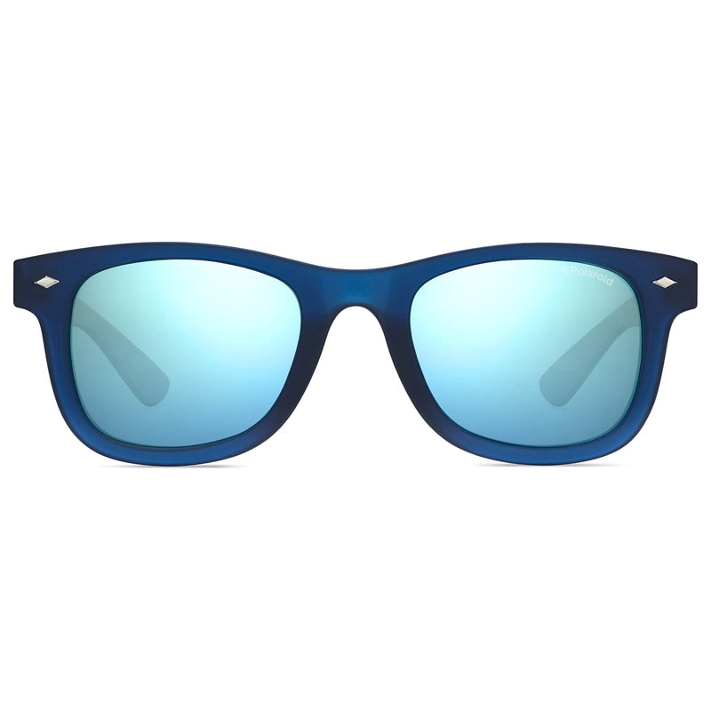 Sunglasses - Polaroid PLD 8009/N UJO 45JY Kid's Blue Trns Sunglasses