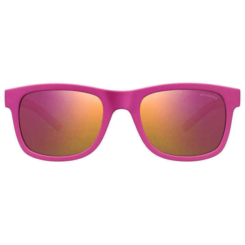 Sunglasses - Polaroid PLD 8020/S CYQ 46AI Kid's Dark Pink Sunglasses