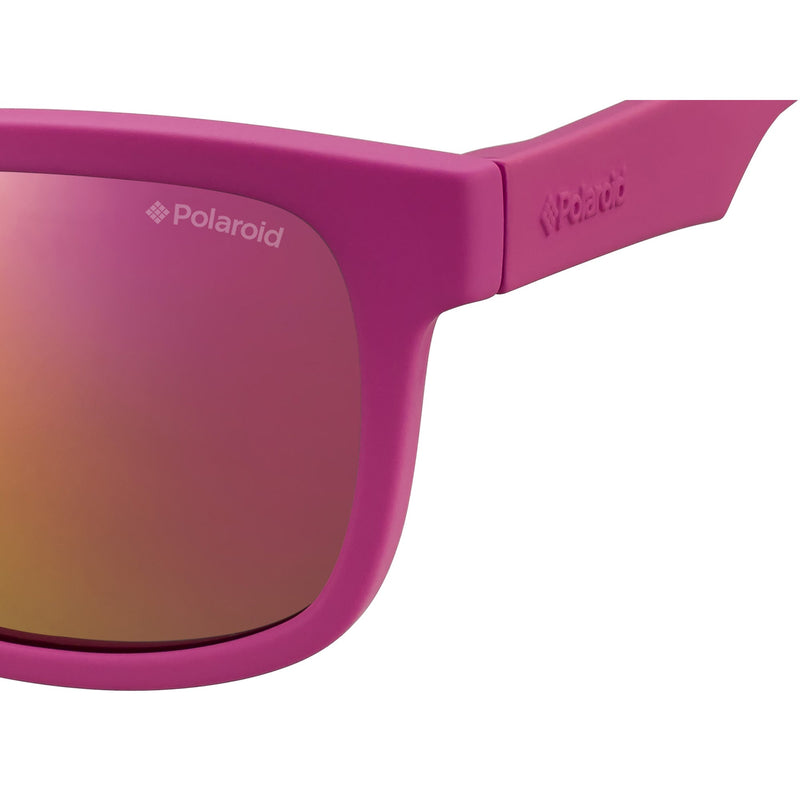 Sunglasses - Polaroid PLD 8020/S CYQ 46AI Kid's Dark Pink Sunglasses