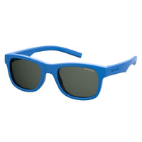 Sunglasses - Polaroid PLD 8020/S/SM PJP 43M9 Kid's Blue Sunglasses
