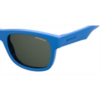 Sunglasses - Polaroid PLD 8020/S/SM PJP 43M9 Kid's Blue Sunglasses