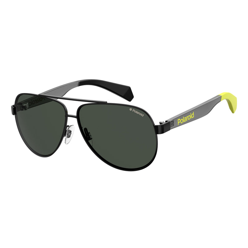 Sunglasses - Polaroid PLD 8034/S 807 55M9 Kid's Black Sunglasses