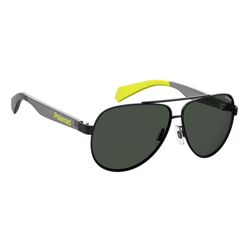 Sunglasses - Polaroid PLD 8034/S 807 55M9 Kid's Black Sunglasses