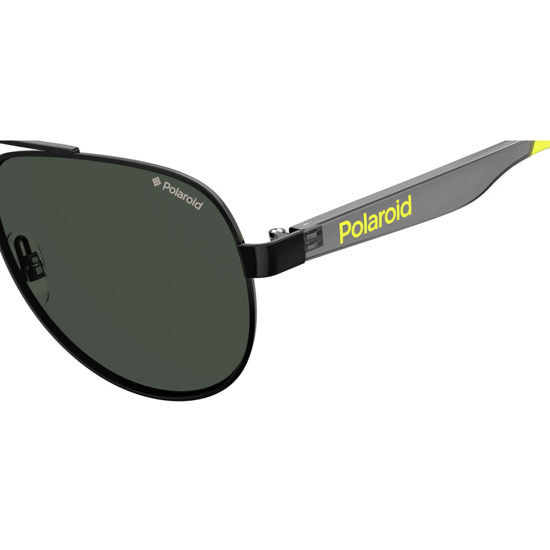 Sunglasses - Polaroid PLD 8034/S 807 55M9 Kid's Black Sunglasses