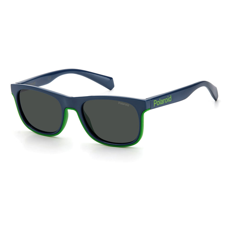 Sunglasses - Polaroid PLD 8041/S RNB 47M9 Kid's Blue Green Sunglasses