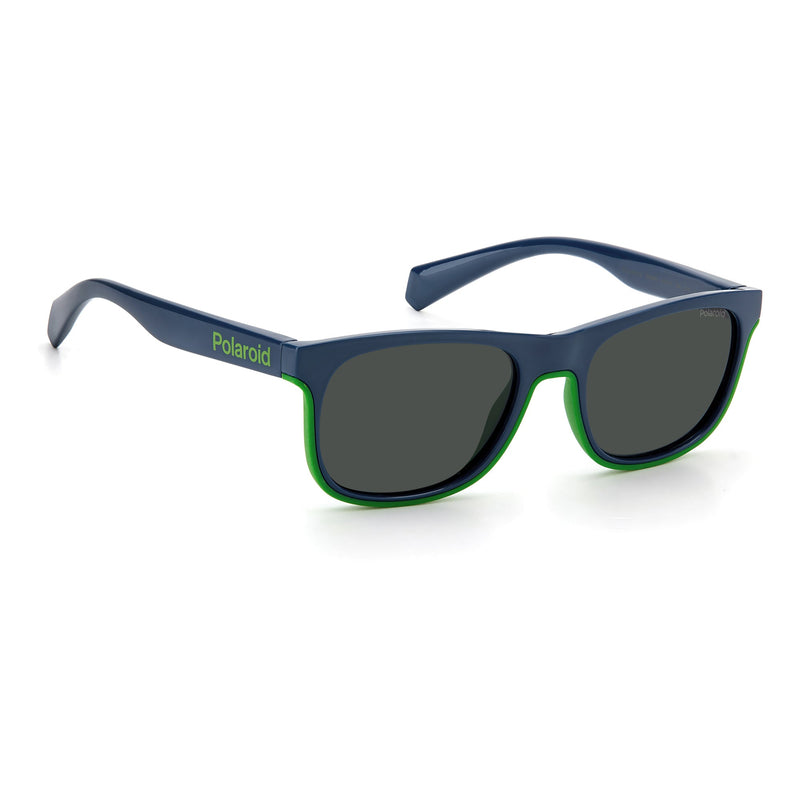 Sunglasses - Polaroid PLD 8041/S RNB 47M9 Kid's Blue Green Sunglasses