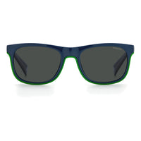 Sunglasses - Polaroid PLD 8041/S RNB 47M9 Kid's Blue Green Sunglasses
