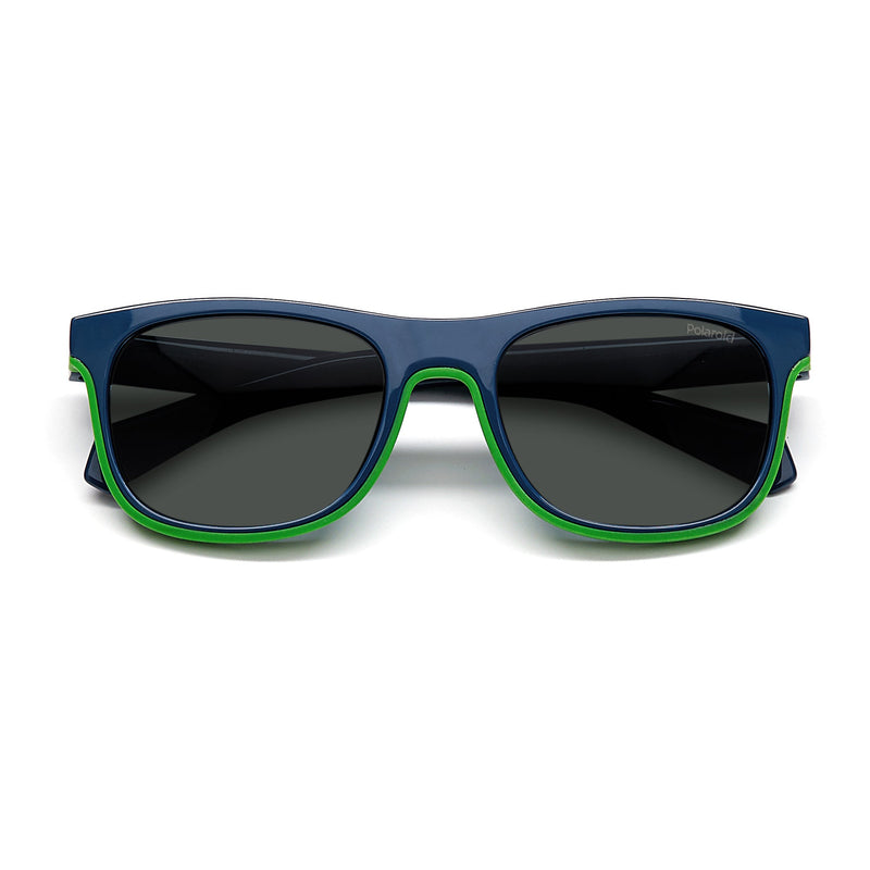 Sunglasses - Polaroid PLD 8041/S RNB 47M9 Kid's Blue Green Sunglasses