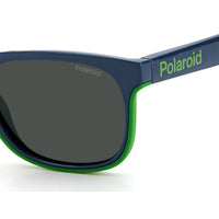 Sunglasses - Polaroid PLD 8041/S RNB 47M9 Kid's Blue Green Sunglasses