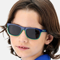 Sunglasses - Polaroid PLD 8041/S RNB 47M9 Kid's Blue Green Sunglasses
