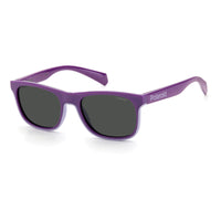Sunglasses - Polaroid PLD 8041/S RY8 47M9 Kid's Violilac Sunglasses