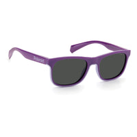 Sunglasses - Polaroid PLD 8041/S RY8 47M9 Kid's Violilac Sunglasses