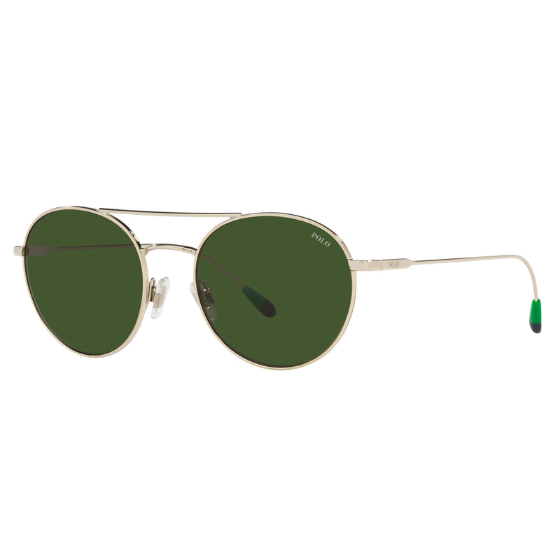 Sunglasses - Polo Ralph Lauren 0PH3136 911671 51 (POL17) Men's Shiny Pale Gold Sunglasses