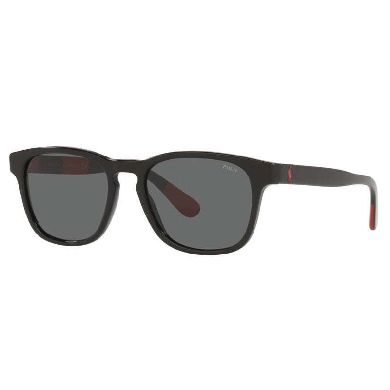 Sunglasses - Polo Ralph Lauren 0PH4170 500187 53 (POL12) Men's Shiny Black Sunglasses