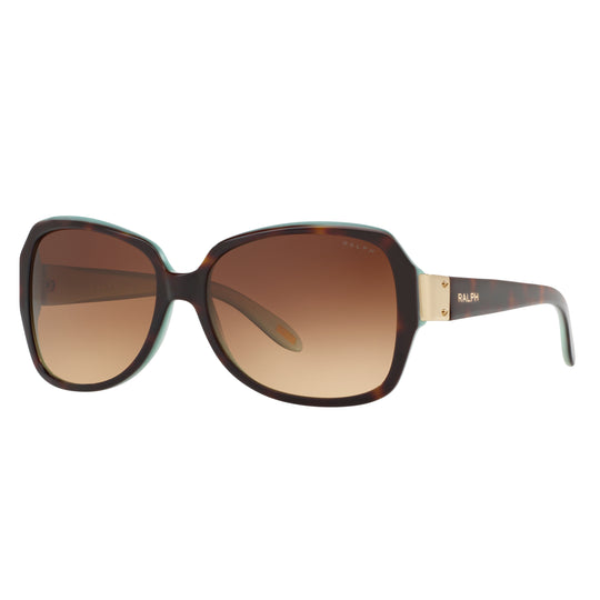 Ralph by Ralph Lauren 0RA5138 601/13 58 (RL19) Women's Tortoise-Turquoise Sunglasses