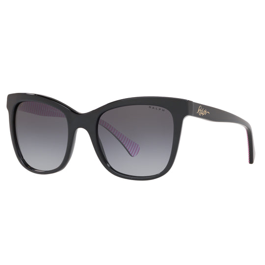 Ralph by Ralph Lauren 0RA5256 50018G 53 (RL16) Women's Black Sunglasses