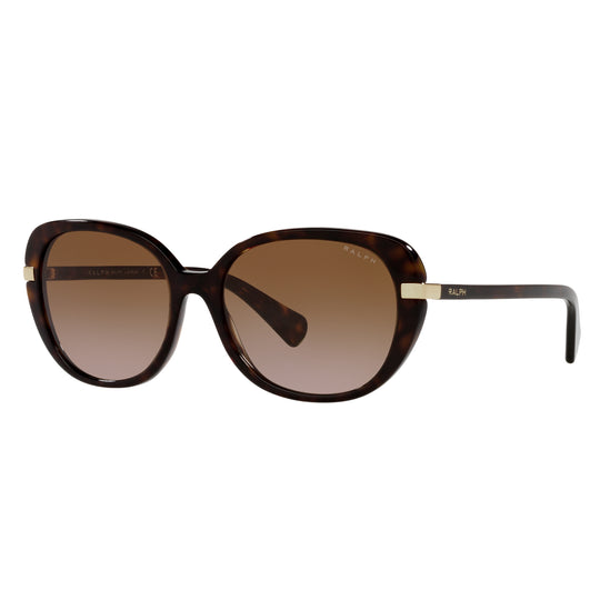 Ralph by Ralph Lauren 0RA5277 500313 56 (RL24) Women's Shiny Dark Havana Sunglasses