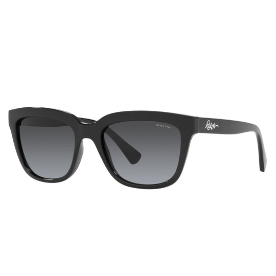 Ralph by Ralph Lauren 0RA5261 50018G 53 (RL10) Women's Shiny Black Sunglasses