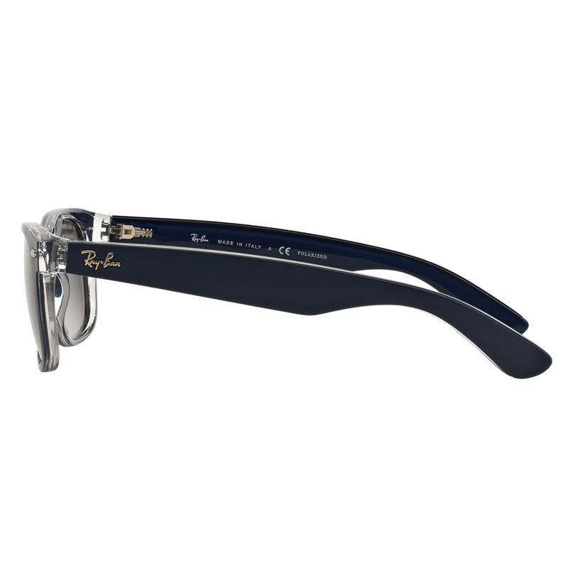 Sunglasses - Ray-Ban 0RB2132 6053M3 55 (RB46) Men's New Wayfarer Matte Blue Sunglasses