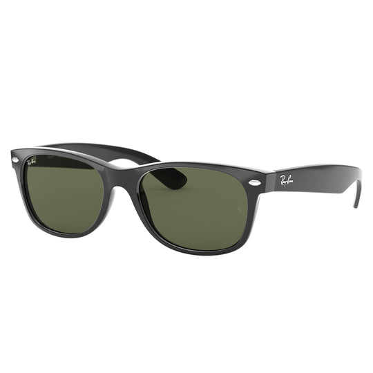 Ray-Ban 0RB2132 901L 55 (RB43) Men's New Wayfarer Black Sunglasses