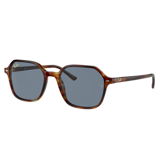 Ray-Ban 0RB2194 954/62 53 (RB40) Unisex John Striped Havana Sunglasses