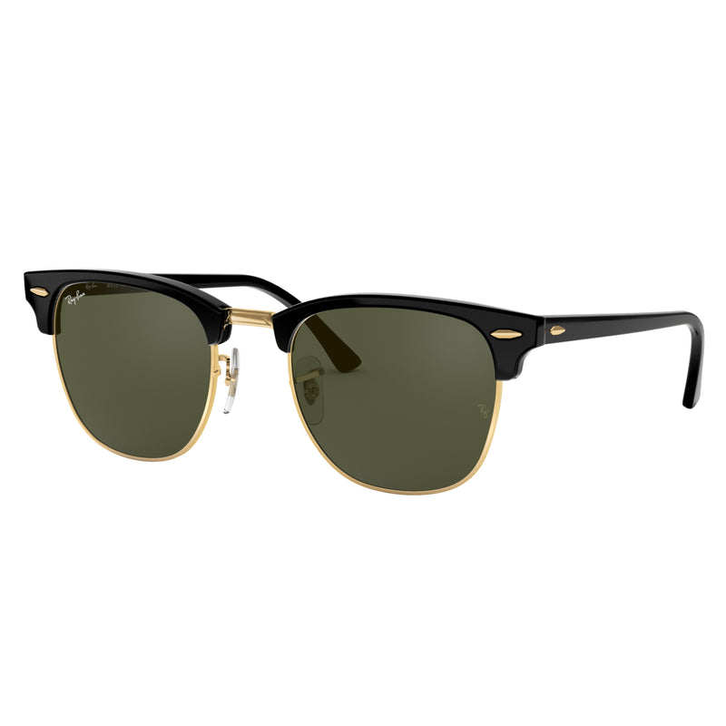 Sunglasses - Ray-Ban 0RB3016 W0365 51 (RB35) Men's Clubmaster Ebony/Arista Sunglasses