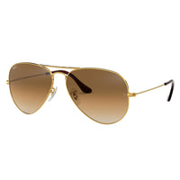 Sunglasses - Ray-Ban 0RB3025 001/51 58 (RB33) Men's Aviator Large Gold Sunglasses