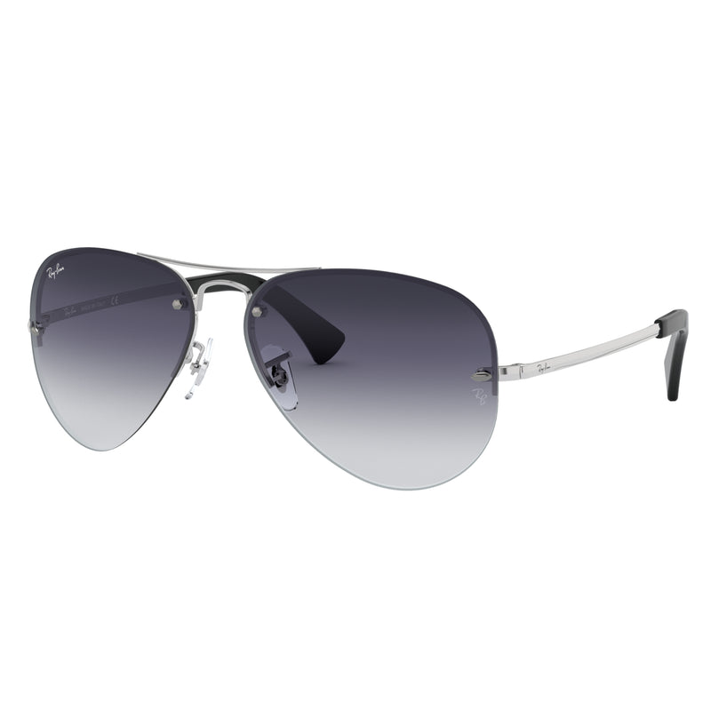 Sunglasses - Ray-Ban 0RB3449 003/8G 59 (RB28) Men's Silver Sunglasses