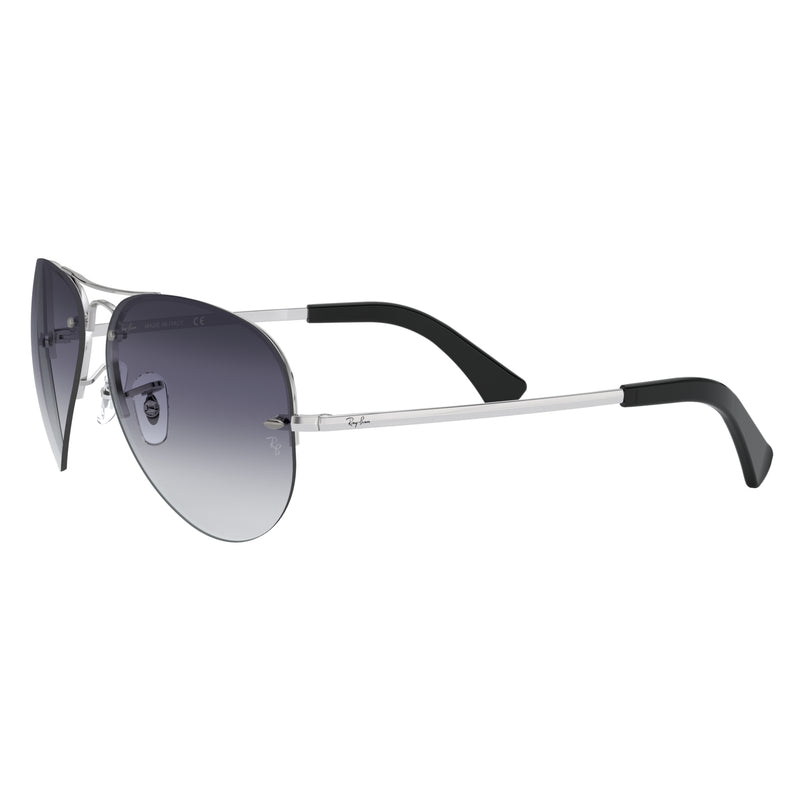 Sunglasses - Ray-Ban 0RB3449 003/8G 59 (RB28) Men's Silver Sunglasses