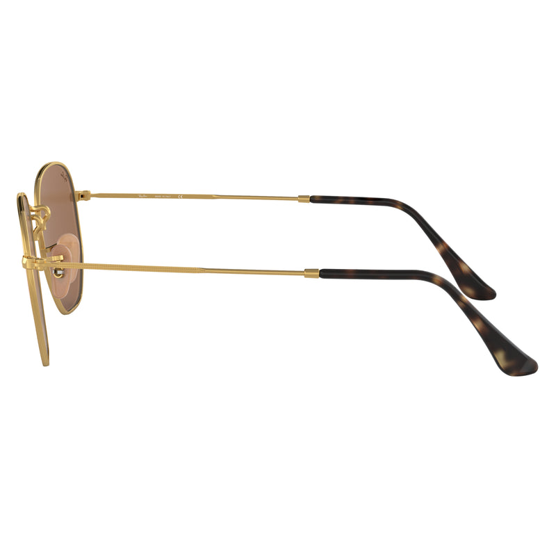 Sunglasses - Ray-Ban 0RB3548N 001/Z2 51 (RB22) Unisex Hexagonal Gold Sunglasses