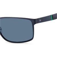 Sunglasses - Tommy Hilfiger TH 1542/S FLL 61KU Unisex Matte Blue Sunglasses