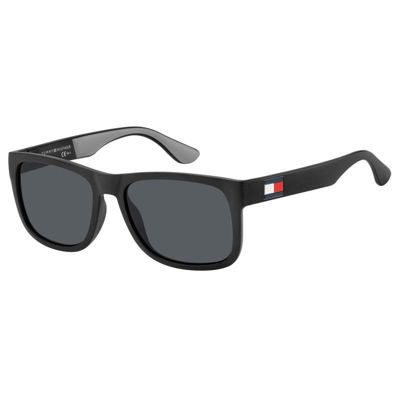 Sunglasses - Tommy Hilfiger TH 1556/S 08A 53IR Unisex Black Grey Sunglasses