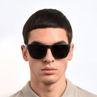 Sunglasses - Tommy Hilfiger TH 1557/S 08A 54IR Men's Black Grey Sunglasses