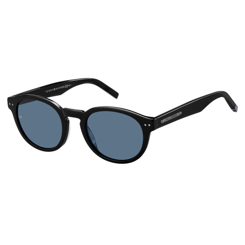 Sunglasses - Tommy Hilfiger TH 1713/S 807 50KU Unisex Black Sunglasses